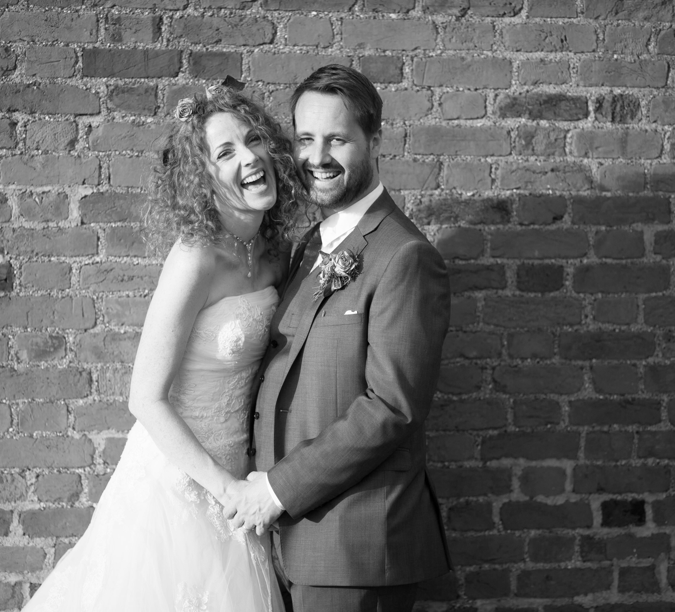 Caroline and me on our wedding day